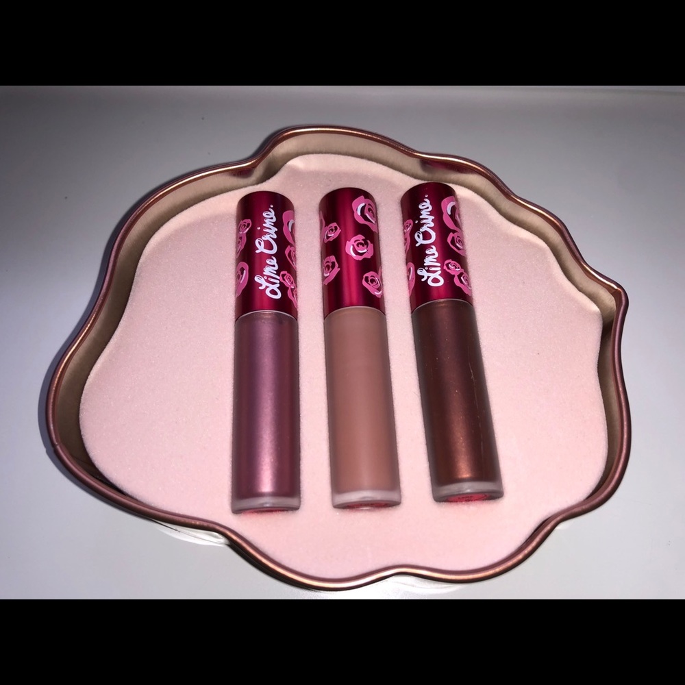 Velve-tins Giftable Set in Champagne Rose